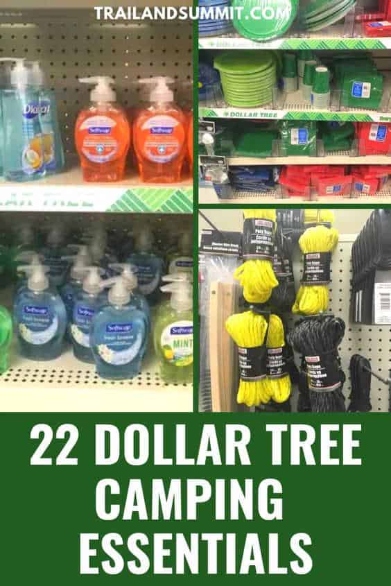 22 Dollar Tree Camping Essentials