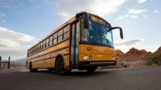 how long is a school bus