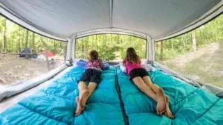 how much does it cost to re canvas a pop up camper