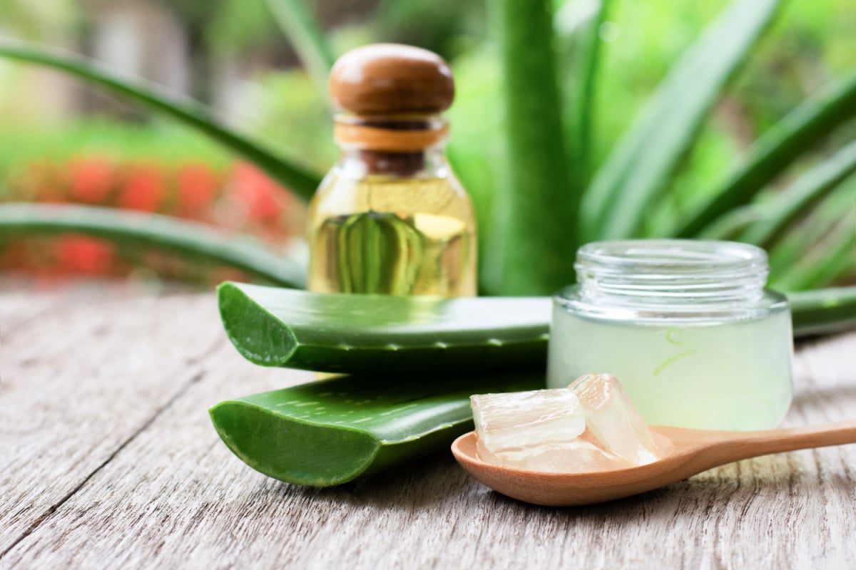 does aloe vera drink help acne