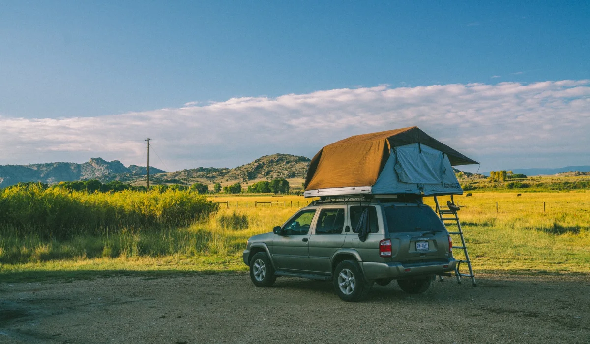 how do you attach a rooftop tent to a roof rack