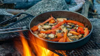 how can i eat healthy while camping