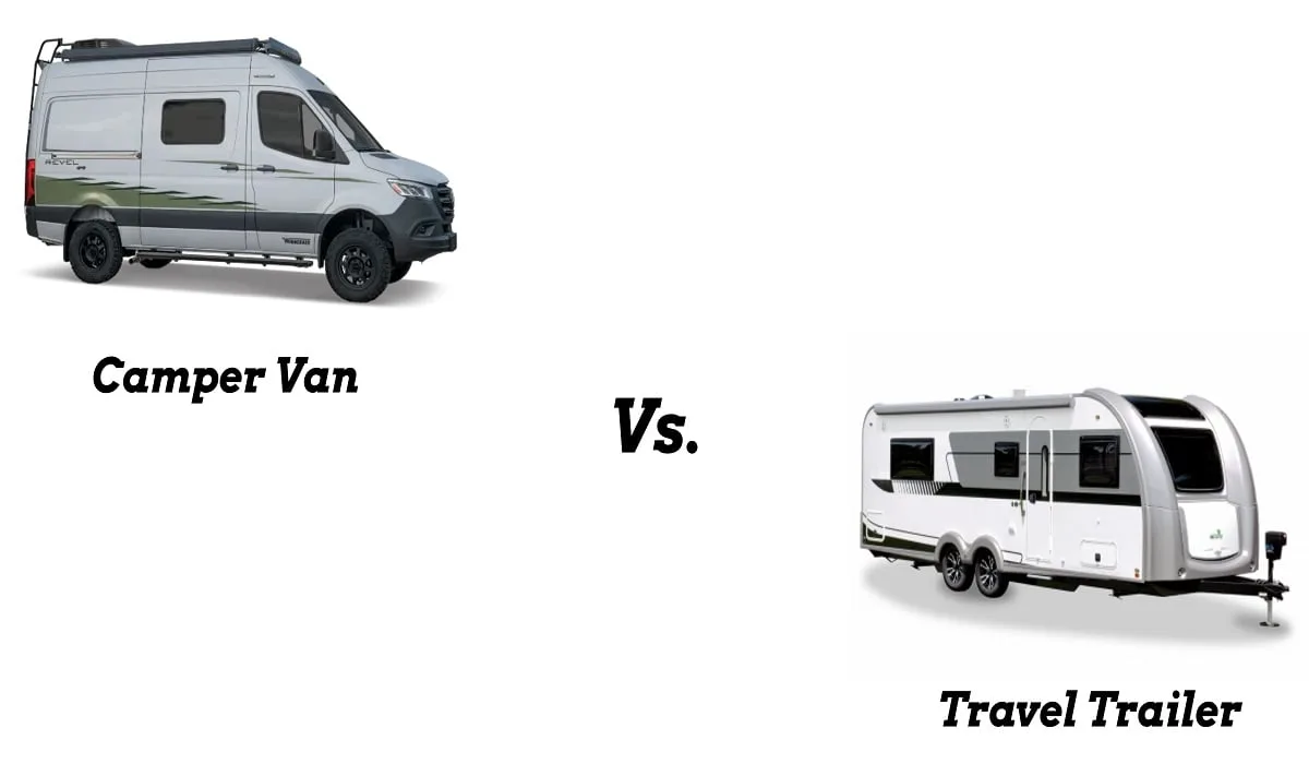 what is the difference between a camper and a travel trailer