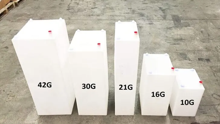 What Size are RV Holding Tanks?