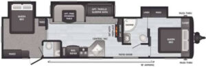 2 Bedroom Travel Trailers (10 Best Floor Plans)